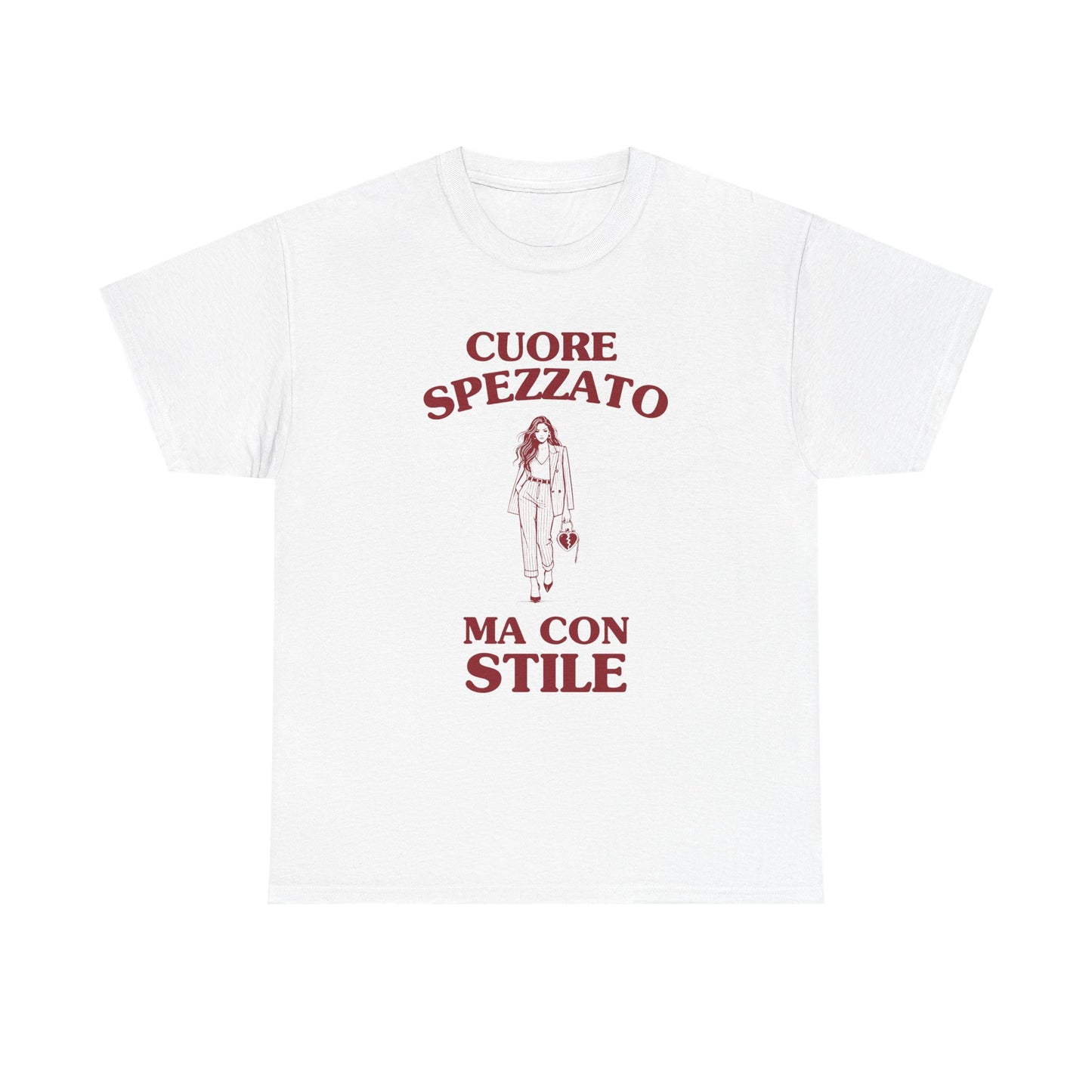 Cuore spezzato, ma con stile - T-SHIRT