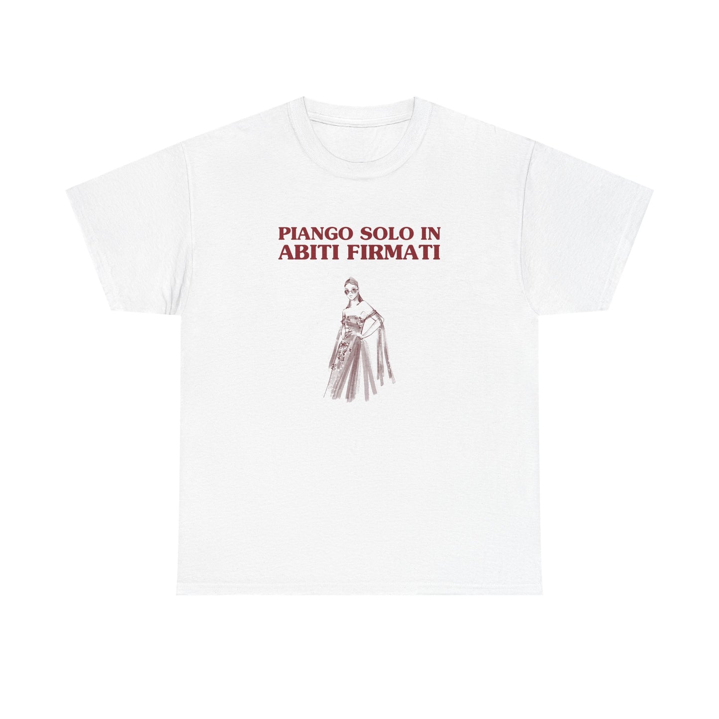 Piango solo in abiti firmati - T-SHIRT