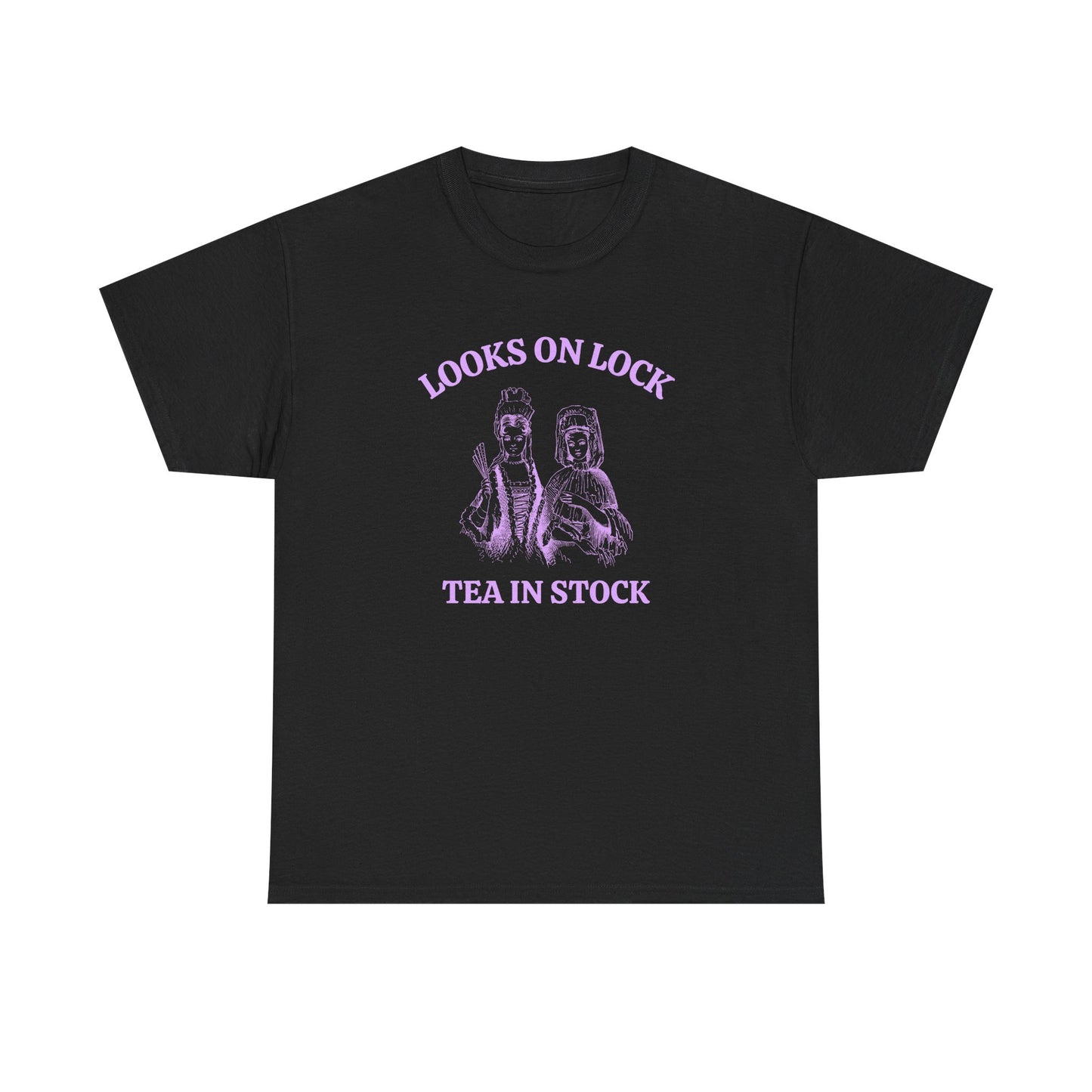 Looks on lock, tea in stock - T-SHIRT