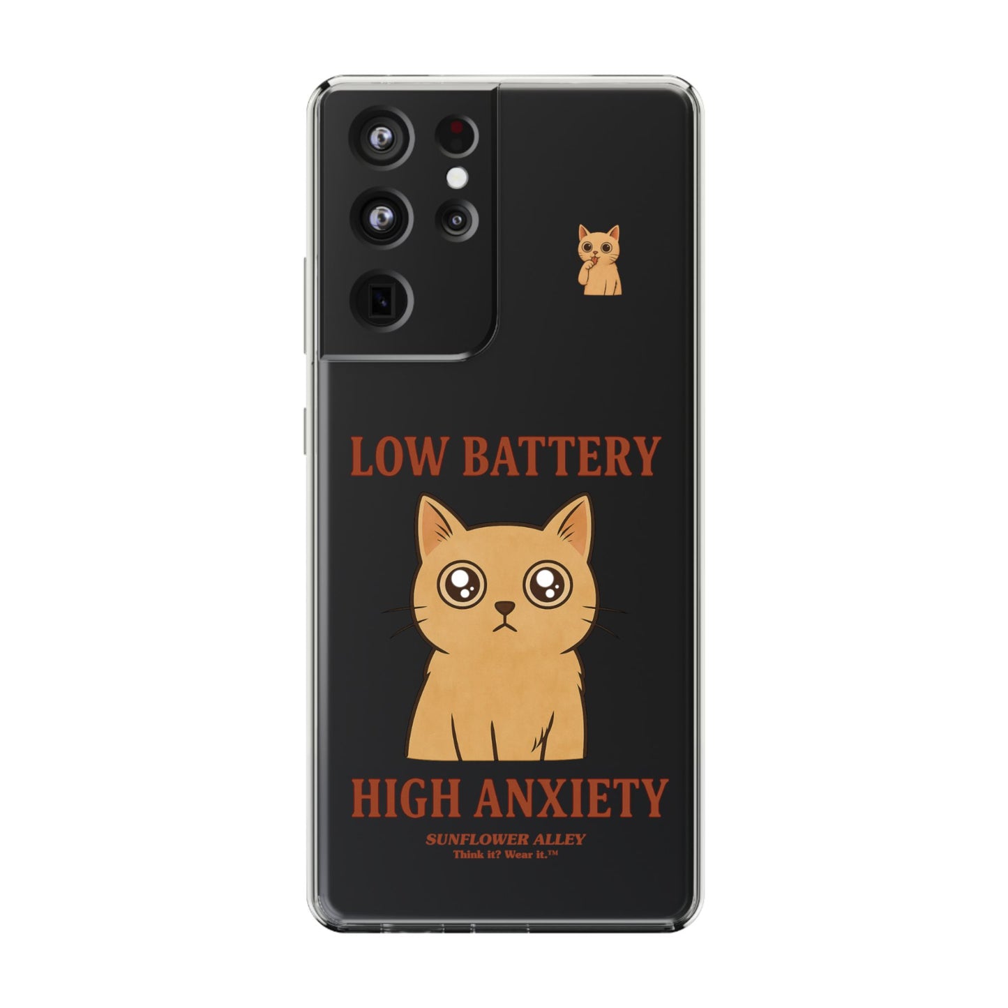 Low battery, High anxiety - PHONE CASE