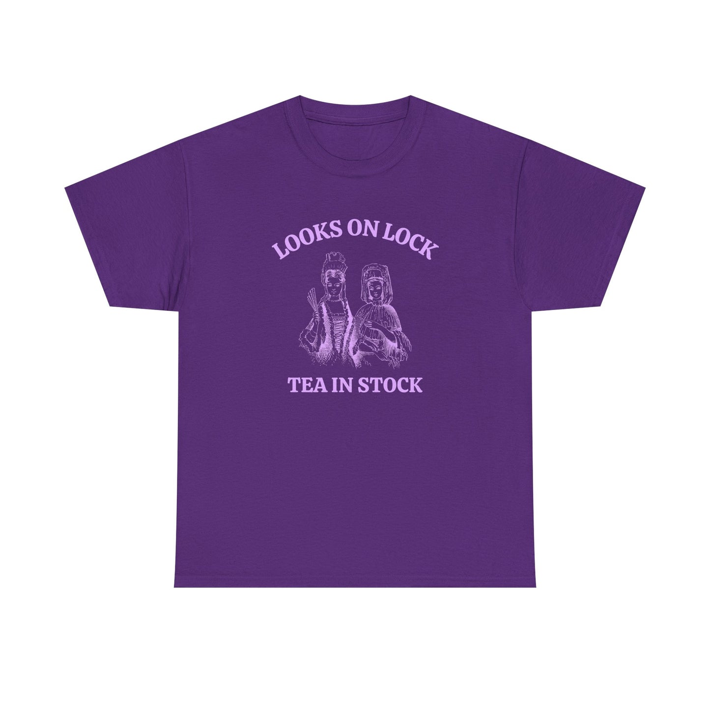 Looks on lock, tea in stock - T-SHIRT
