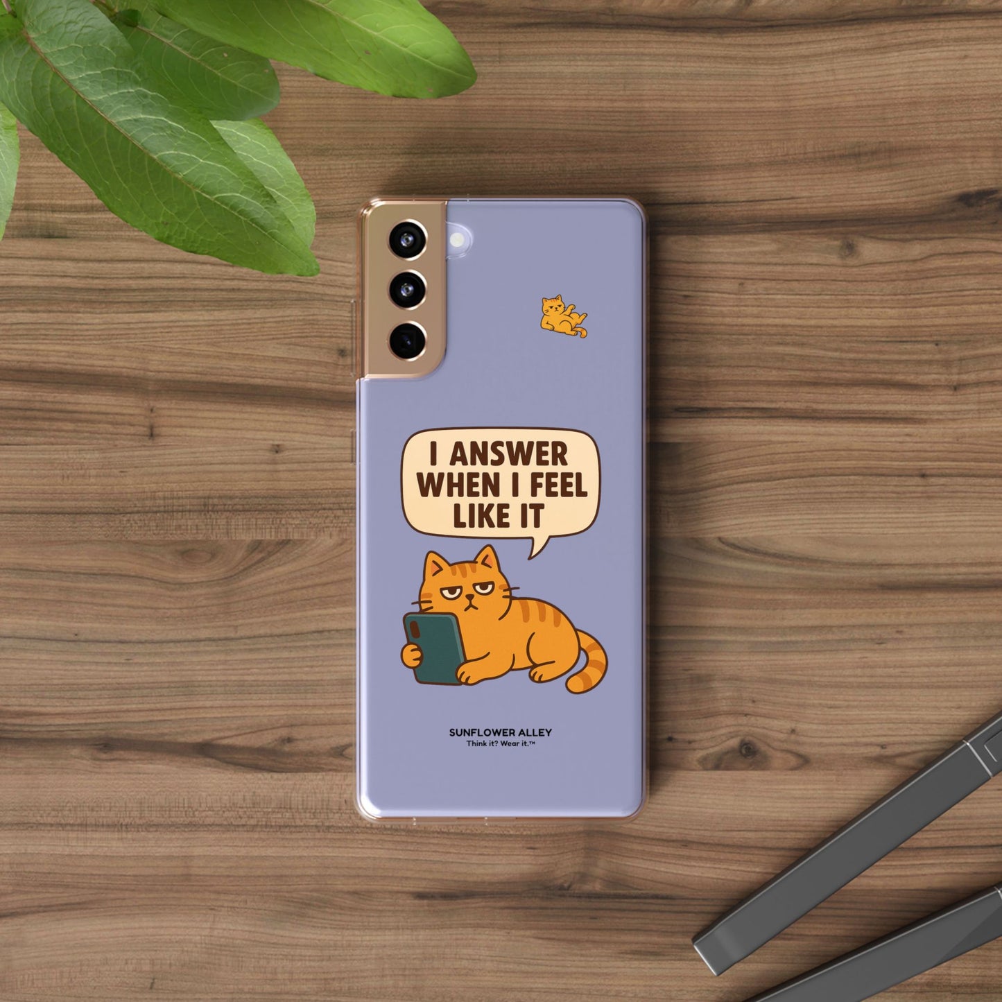 I answer when I feel like it - PHONE CASE