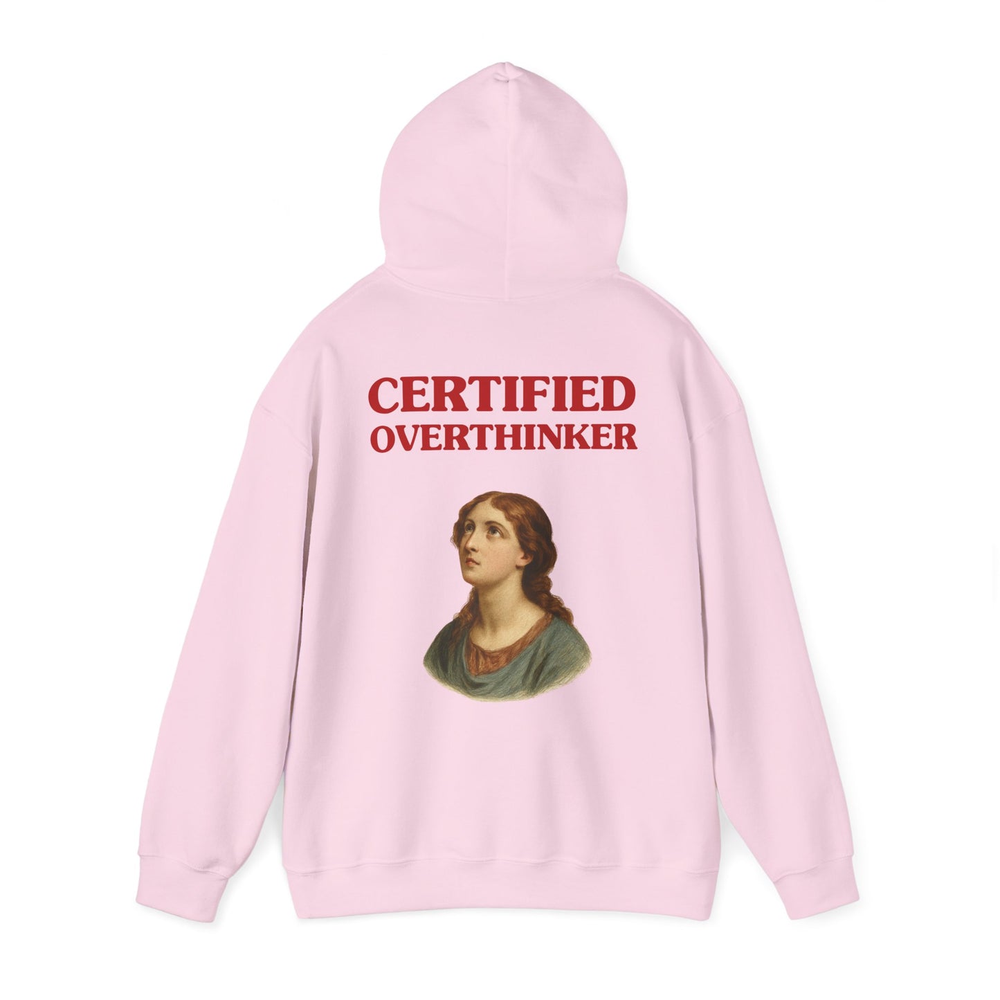 Certified overthinker - BACK DESIGN - HOODIE