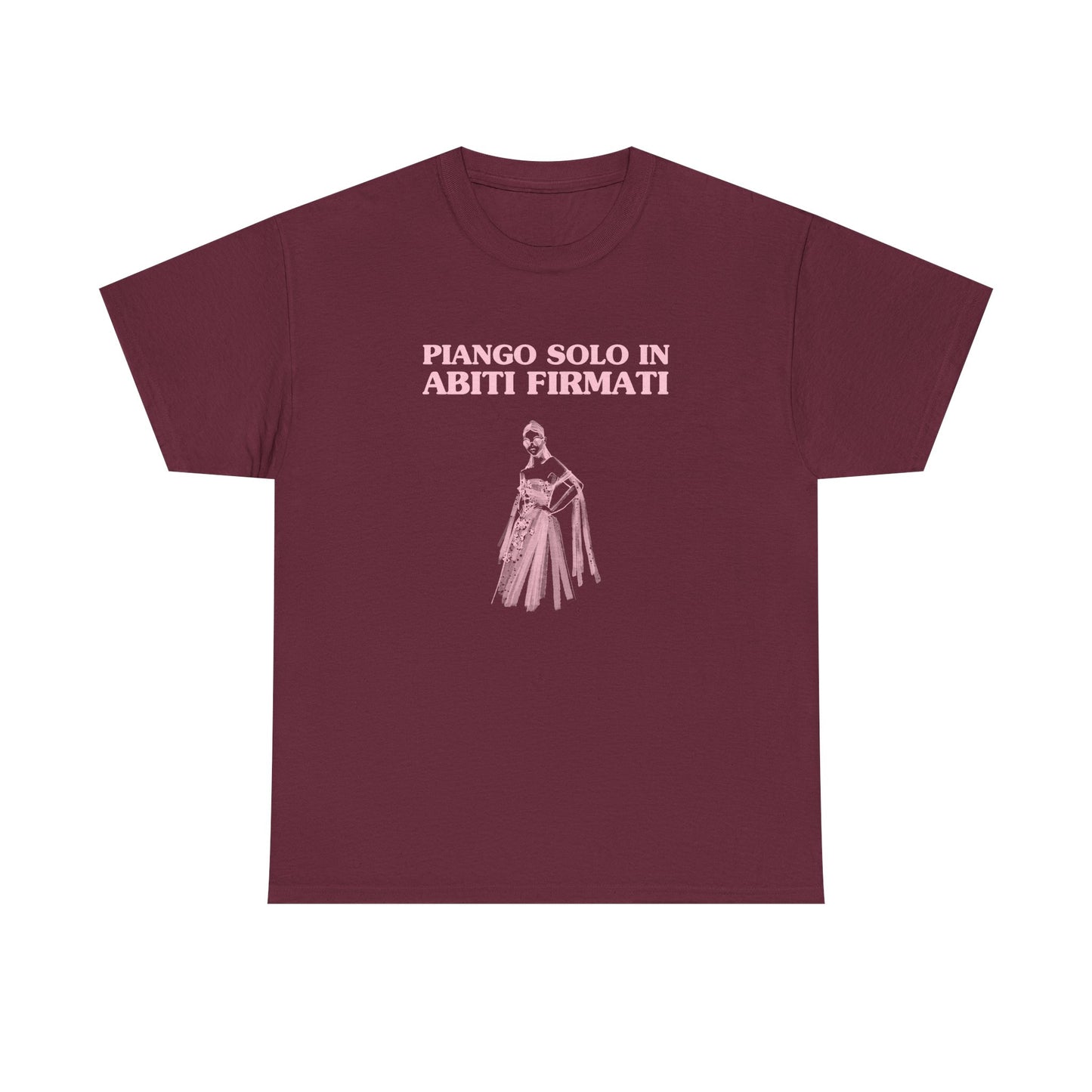 Piango solo in abiti firmati - T-SHIRT