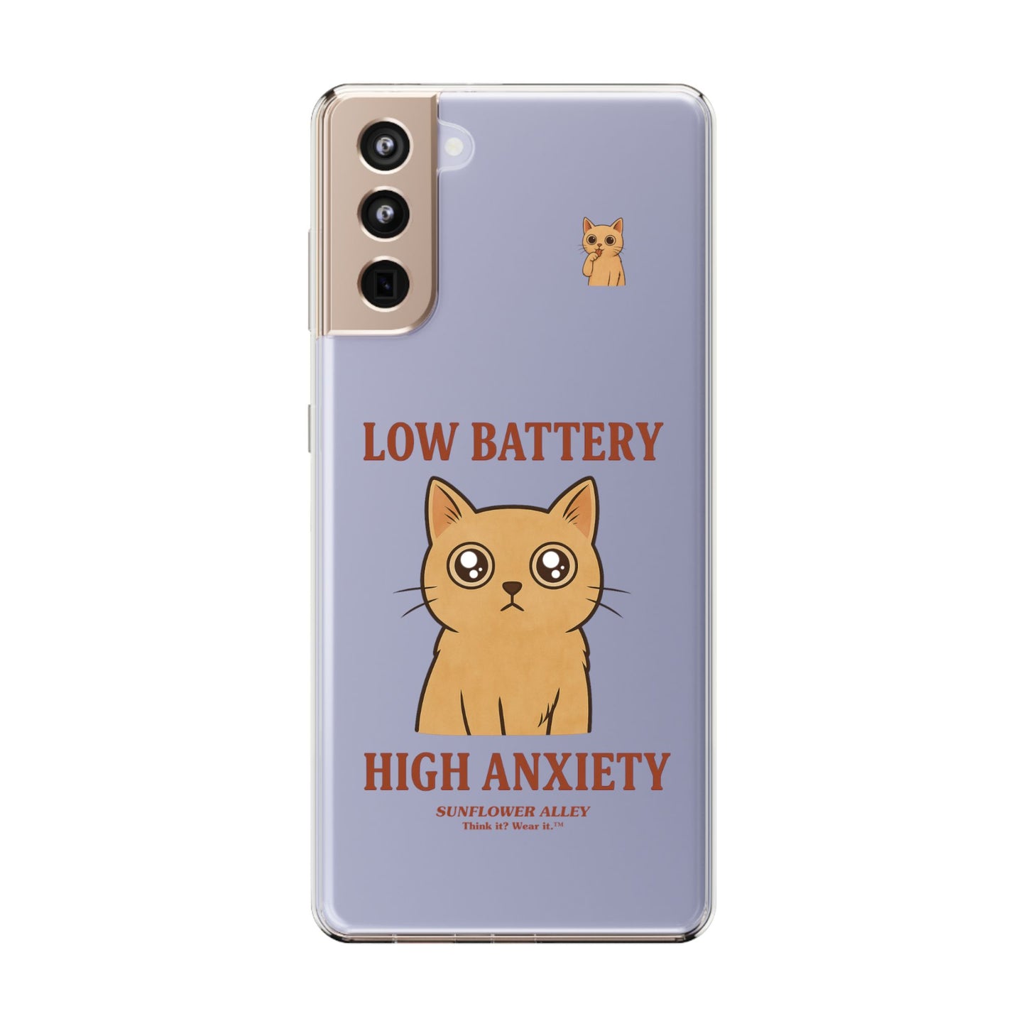 Low battery, High anxiety - PHONE CASE