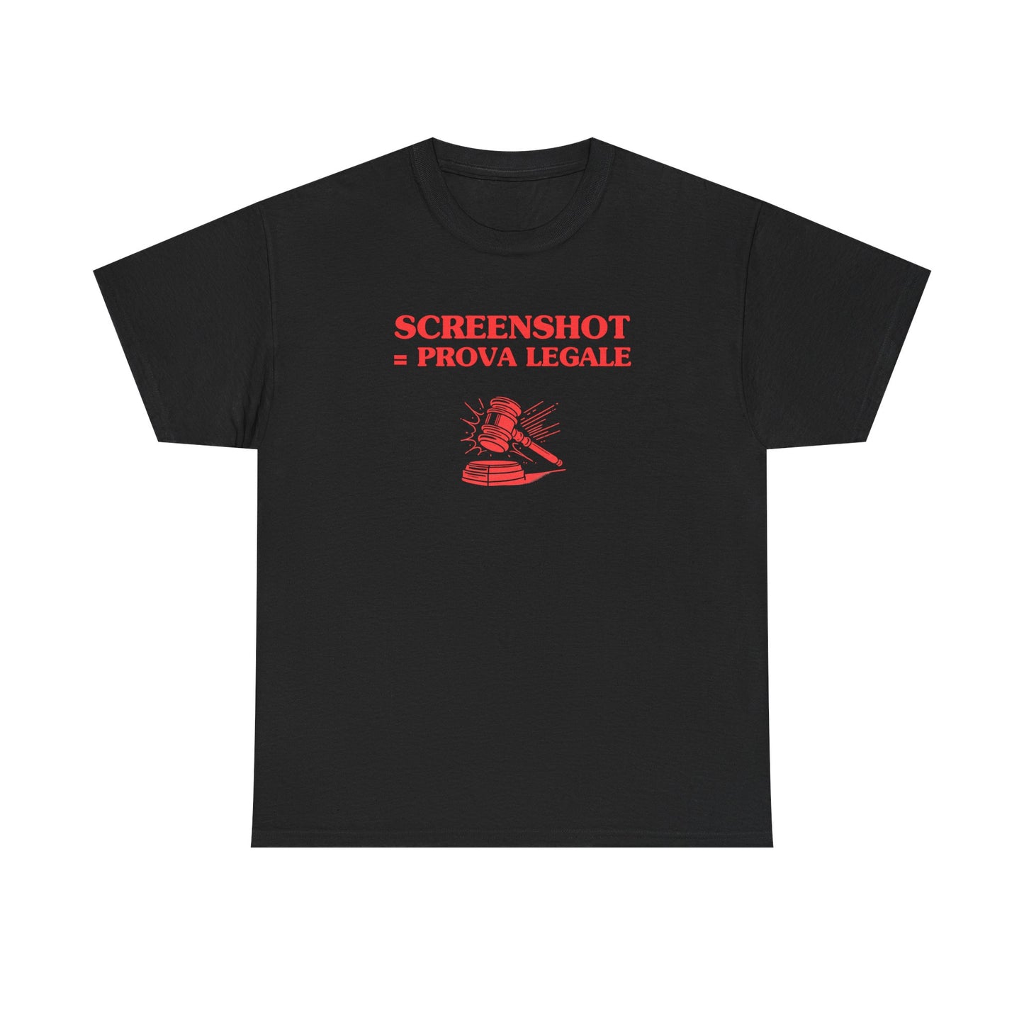 Screenshot = prova legale - T-SHIRT