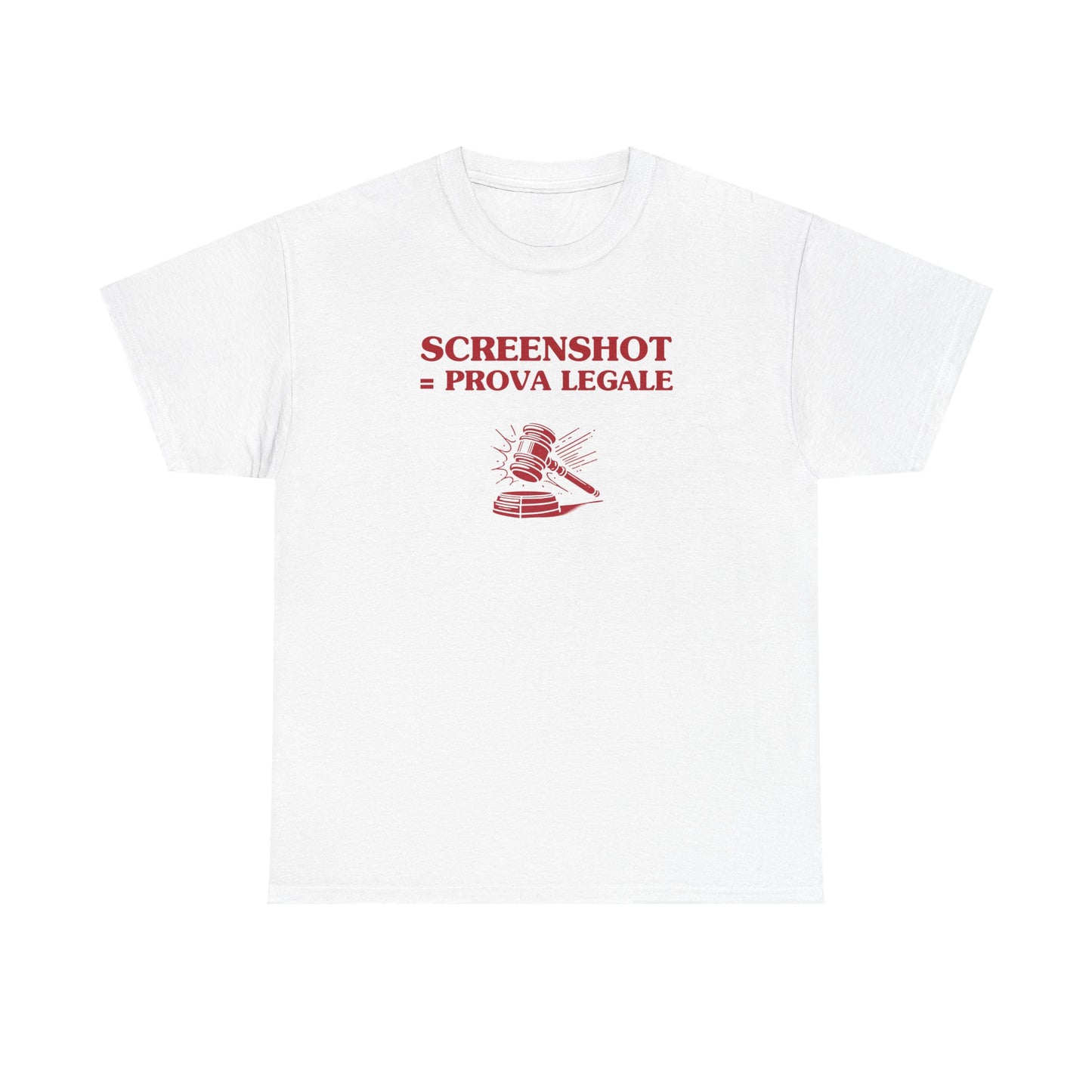 Screenshot = prova legale - T-SHIRT