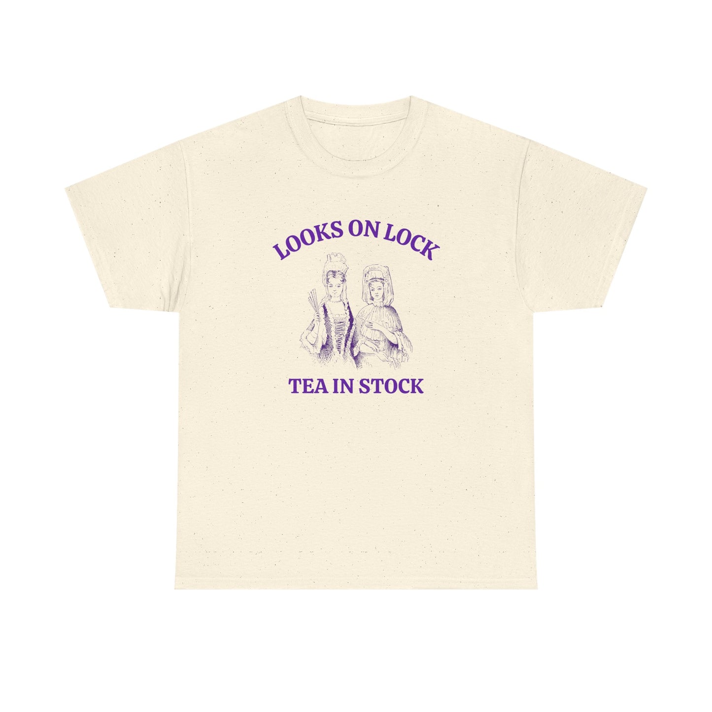 Looks on lock, tea in stock - T-SHIRT