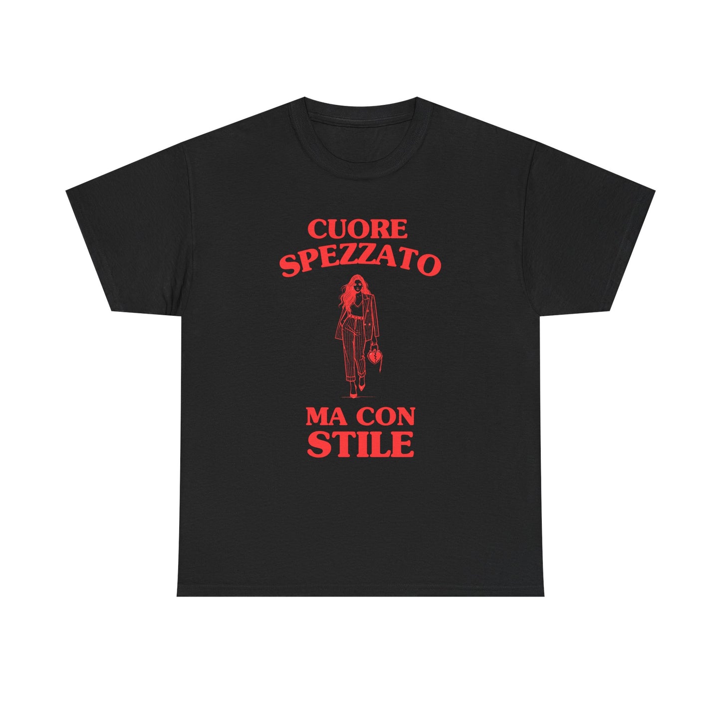 Cuore spezzato, ma con stile - T-SHIRT