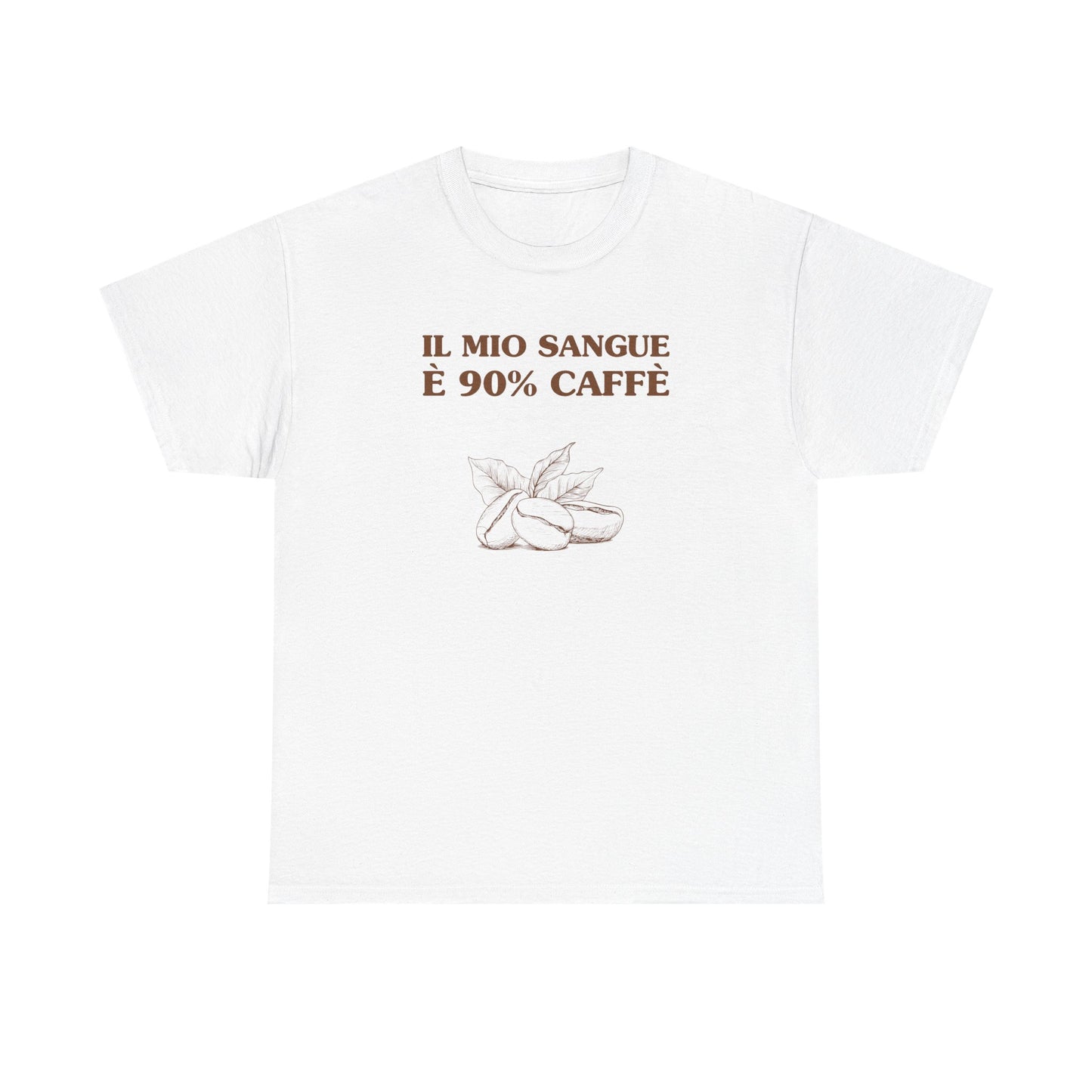 Il mio sangue è 90% caffè - T-SHIRT