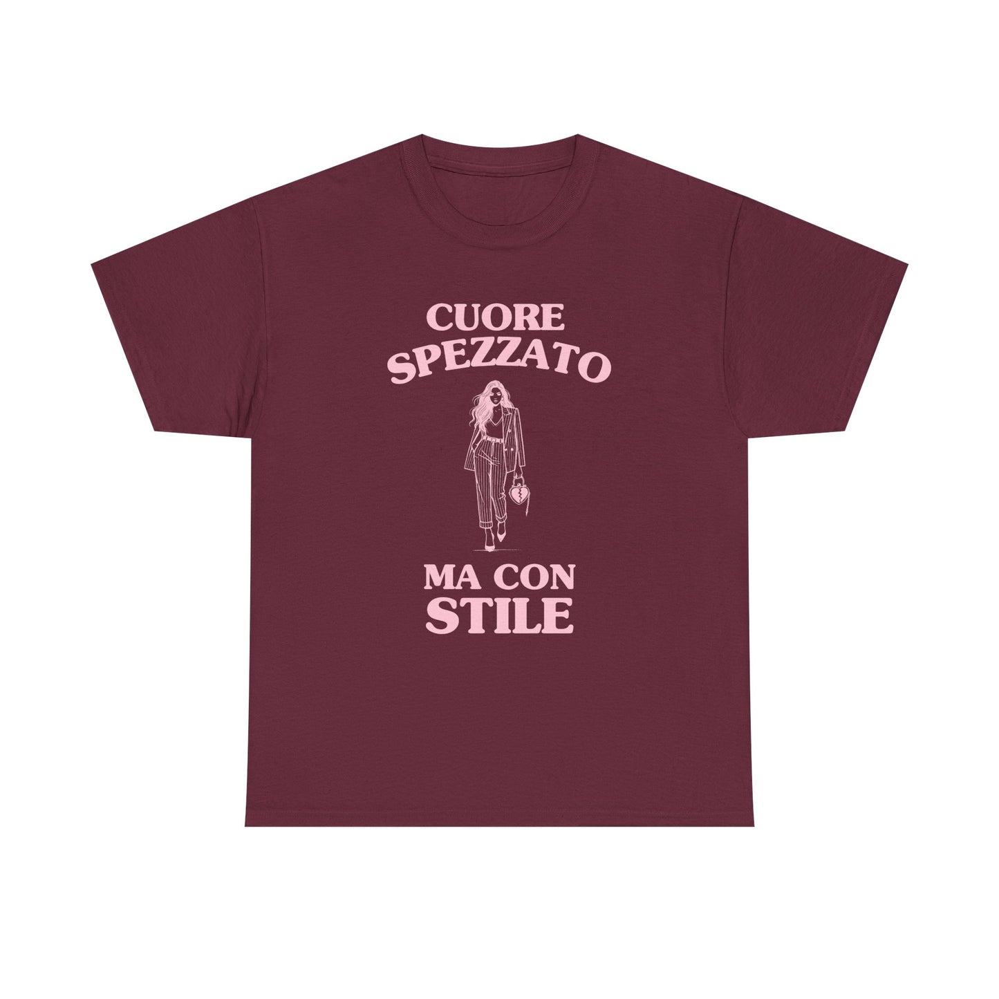 Cuore spezzato, ma con stile - T-SHIRT