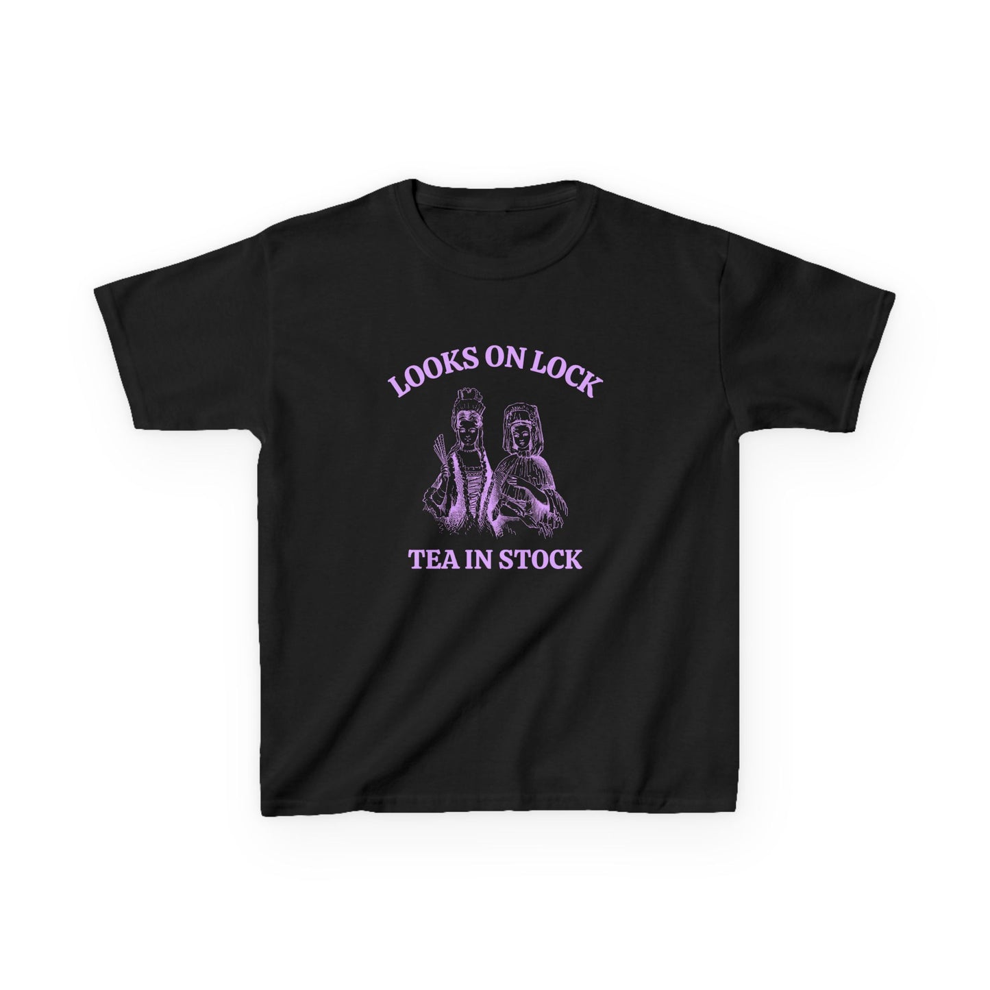 Looks on lock, tea in stock - BABY TEE
