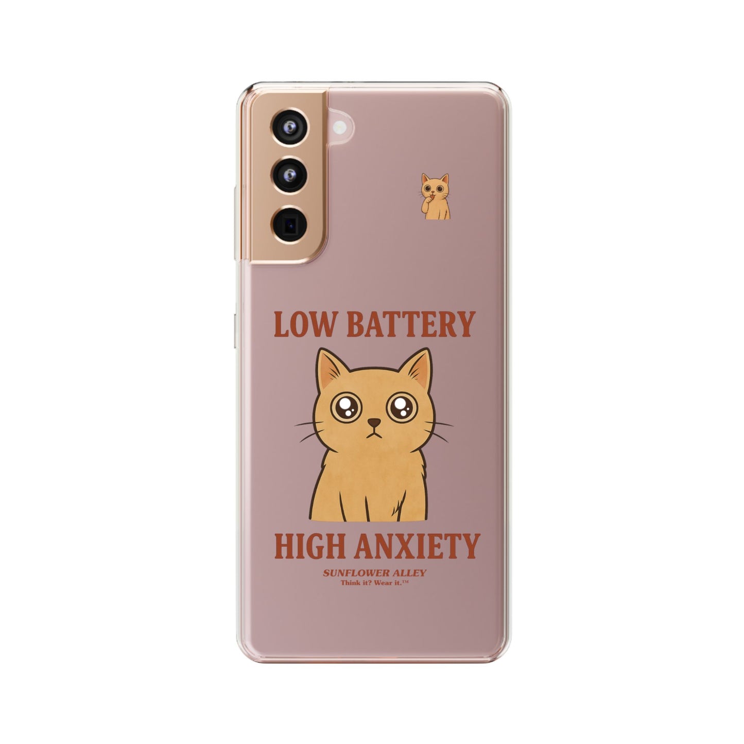 Low battery, High anxiety - PHONE CASE