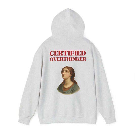 Certified overthinker - BACK DESIGN - HOODIE