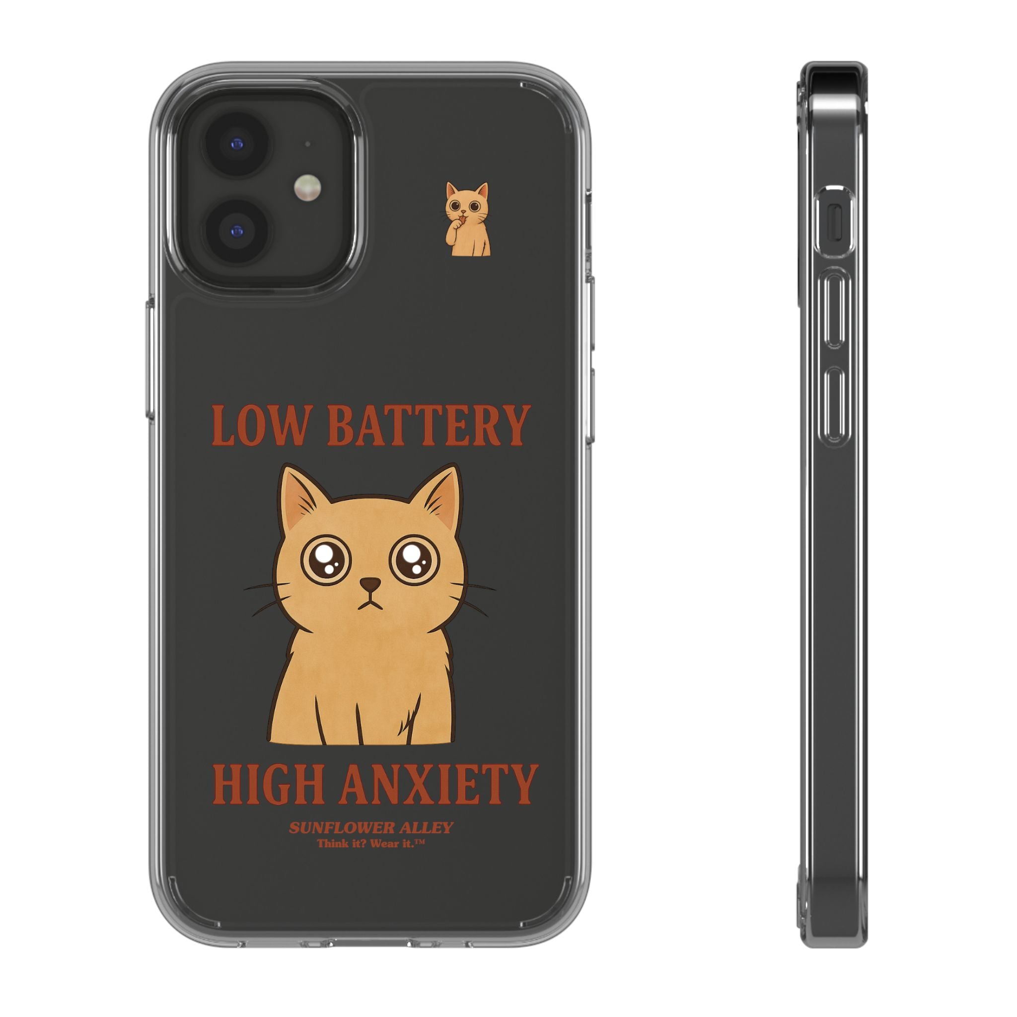 Low battery, High anxiety - PHONE CASE