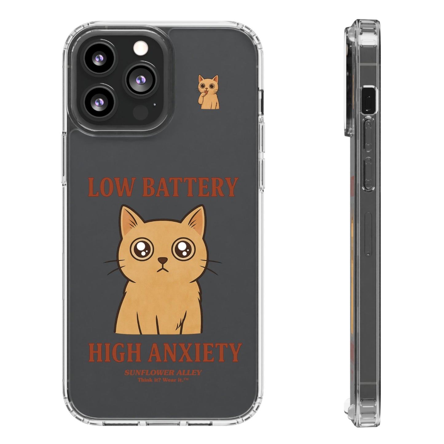 Low battery, High anxiety - PHONE CASE