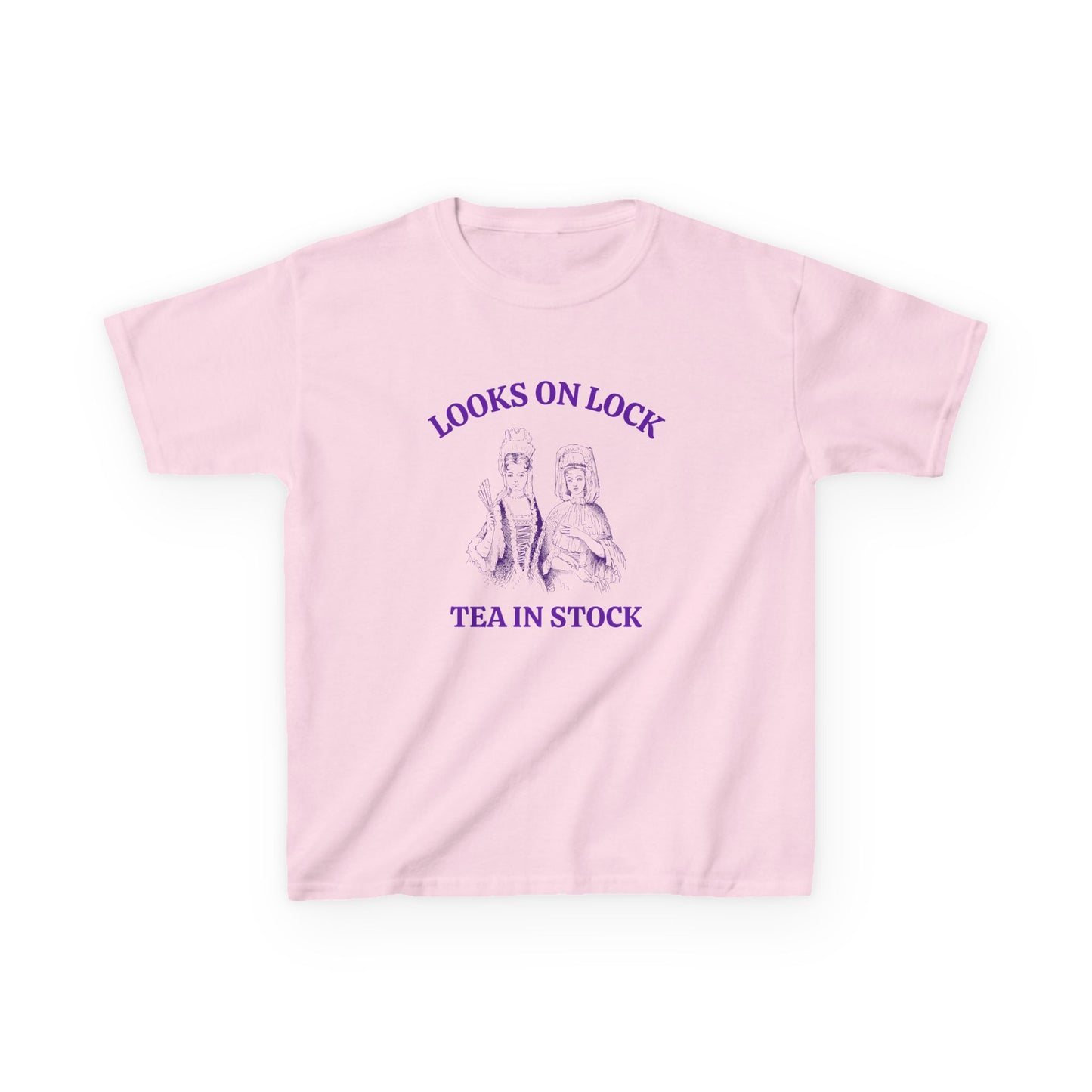 Looks on lock, tea in stock - BABY TEE