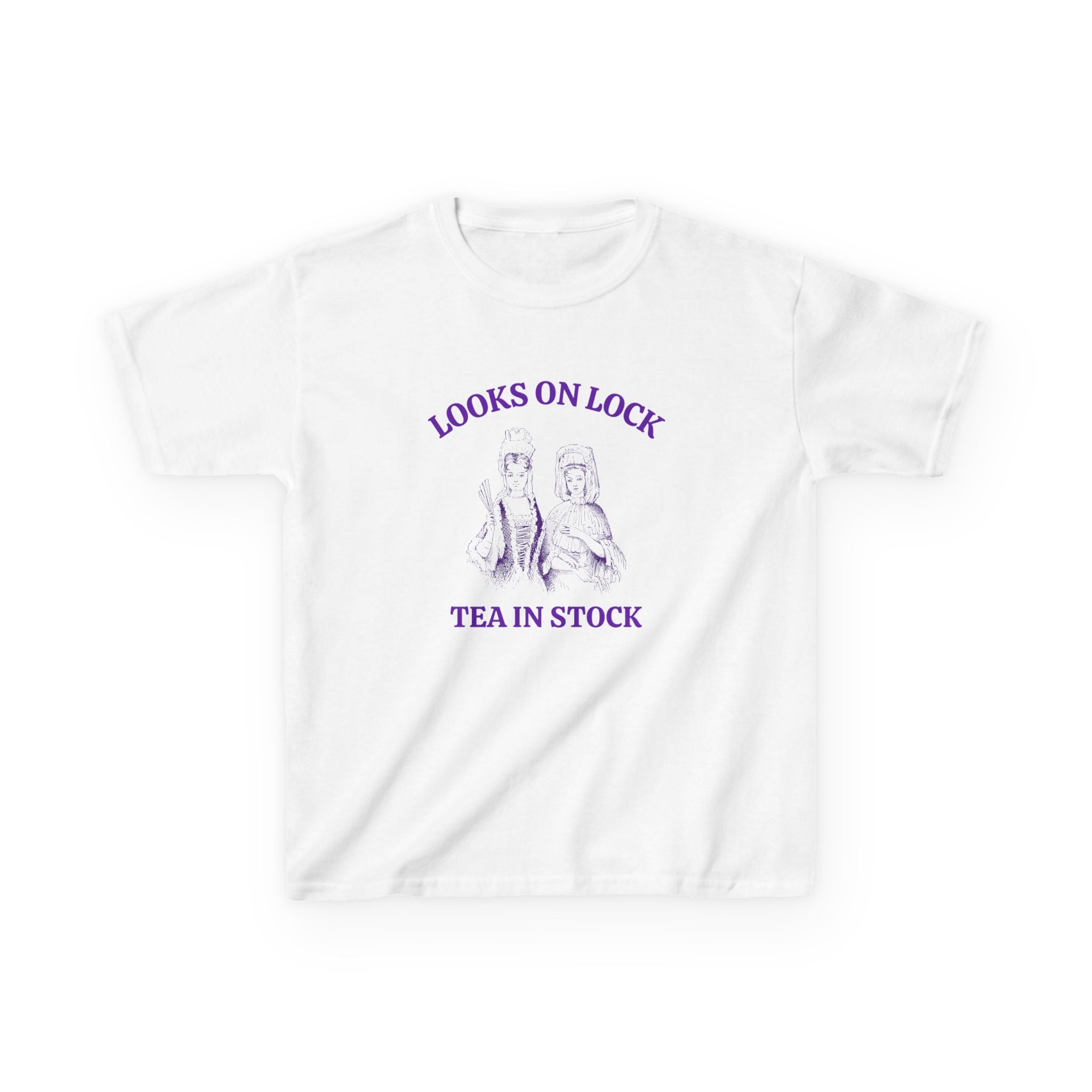 Looks on lock, tea in stock - BABY TEE