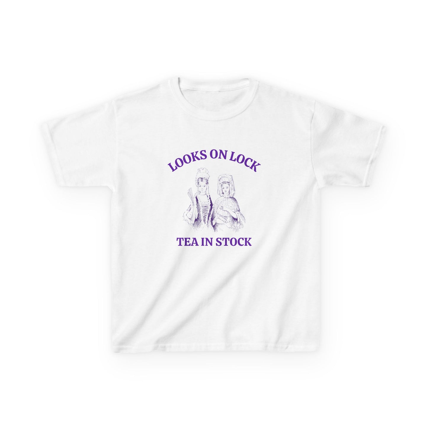 Looks on lock, tea in stock - BABY TEE