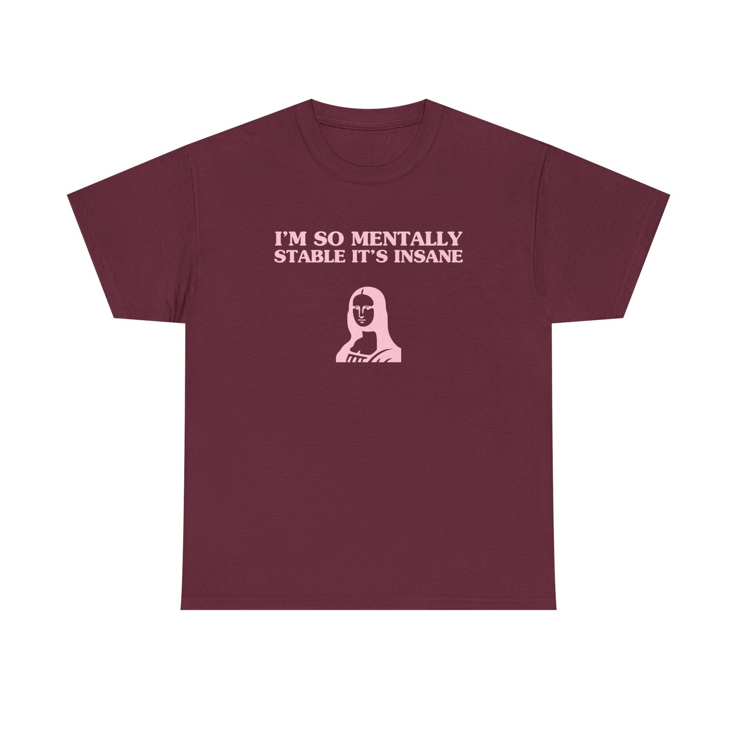 I'm so mentally stable it's insane - T-SHIRT