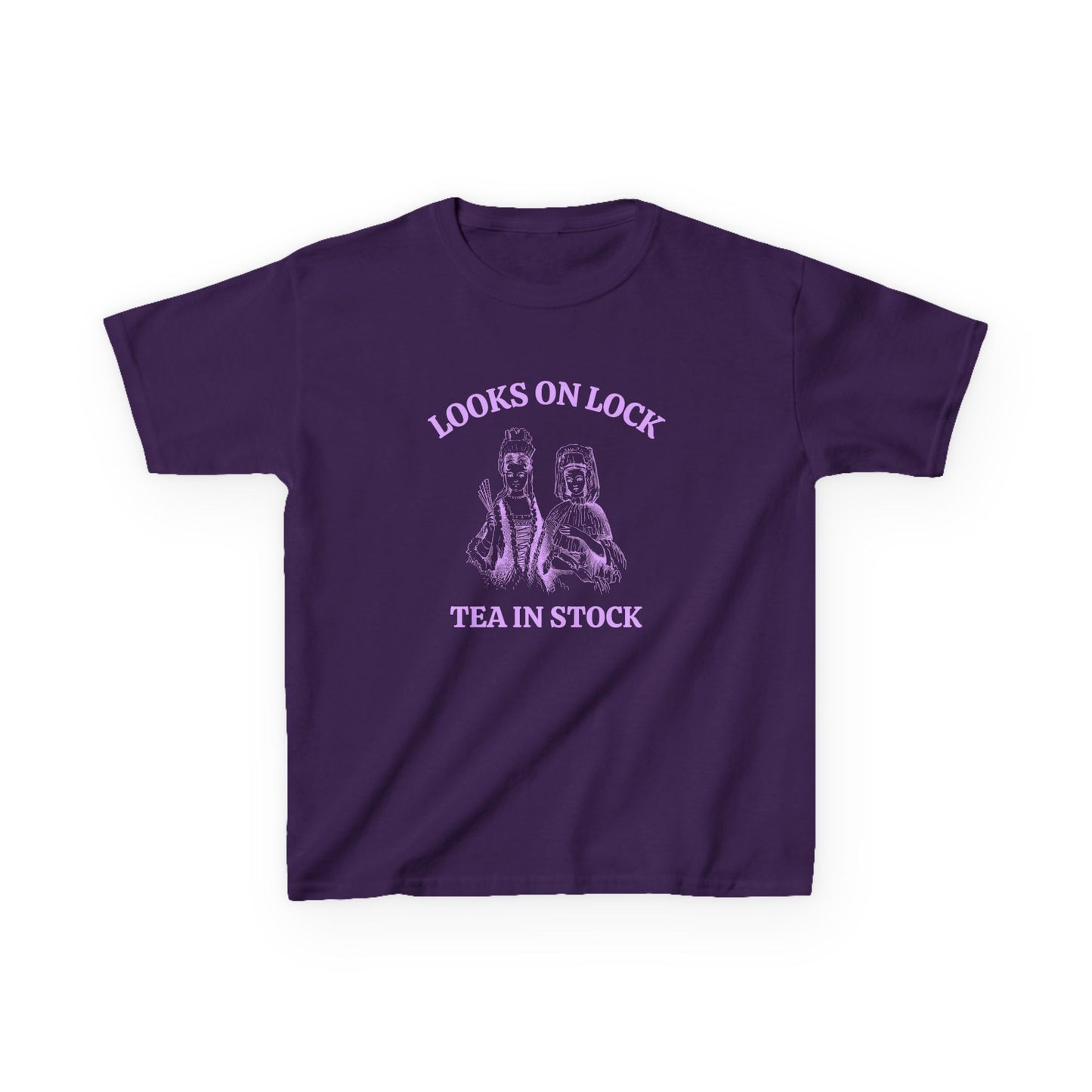 Looks on lock, tea in stock - BABY TEE