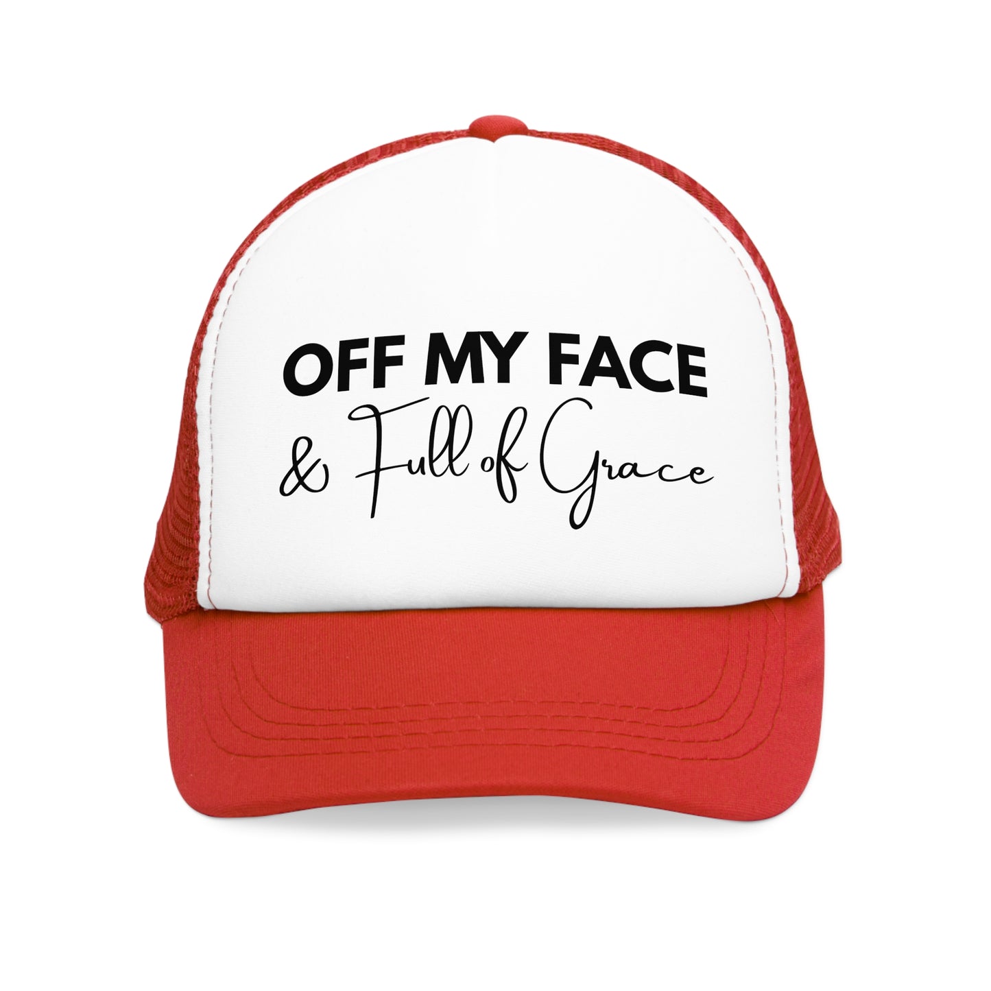 Off my face & full of grace - MESH CAP