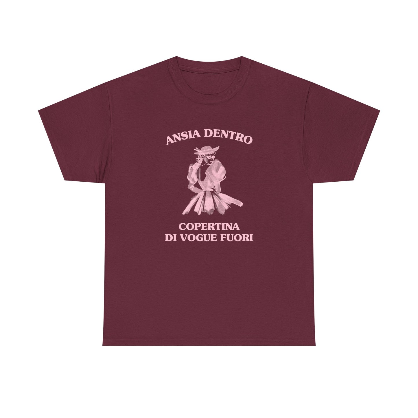 Ansia dentro, copertina di vogue fuori - T-SHIRT